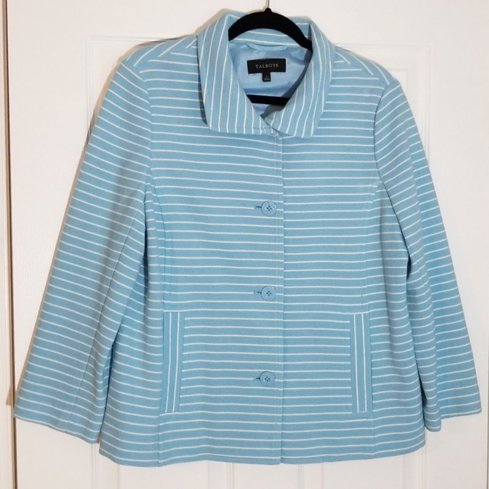 Talbots Size Large Spring Button Down Nwt - image 5